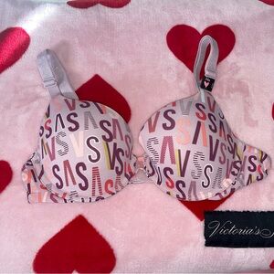 Victoria's Secret Colorful Logo Bra